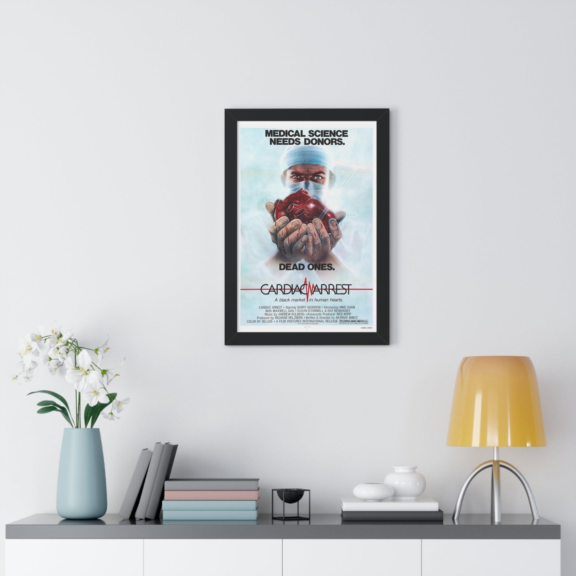 CARDIAC ARREST 1980 - Framed Movie Poster-The Sticker Space