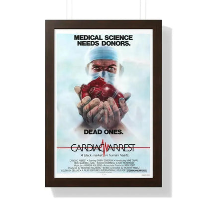CARDIAC ARREST 1980 - Framed Movie Poster - The Sticker Space