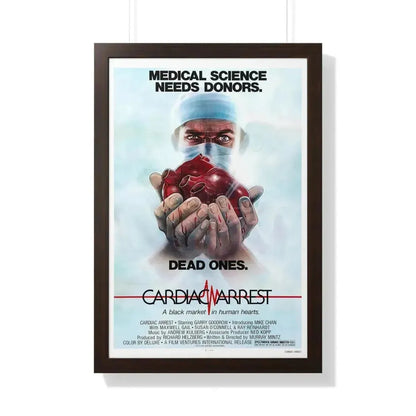 CARDIAC ARREST 1980 - Framed Movie Poster - The Sticker Space