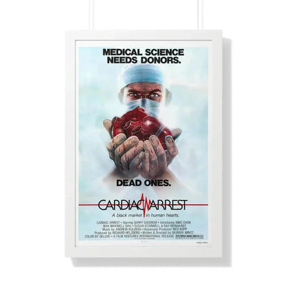 CARDIAC ARREST 1980 - Framed Movie Poster - The Sticker Space