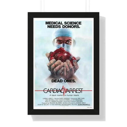 CARDIAC ARREST 1980 - Framed Movie Poster - The Sticker Space