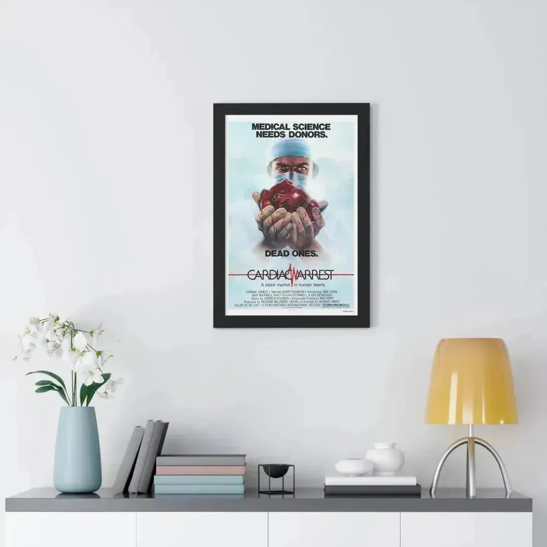 CARDIAC ARREST 1980 - Framed Movie Poster - The Sticker Space