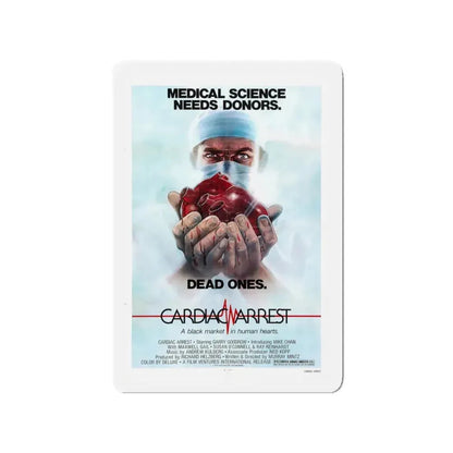 CARDIAC ARREST 1980 Movie Poster - Refrigerator Magnet 3 Inch - The Sticker Space