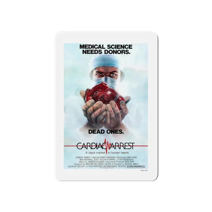 CARDIAC ARREST 1980 Movie Poster - Refrigerator Magnet 6 Inch - The Sticker Space