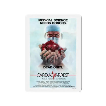 CARDIAC ARREST 1980 Movie Poster - Refrigerator Magnet - The Sticker Space