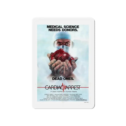 CARDIAC ARREST 1980 Movie Poster - Refrigerator Magnet - The Sticker Space