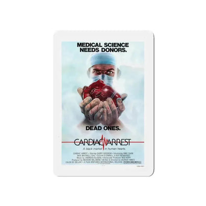 CARDIAC ARREST 1980 Movie Poster - Refrigerator Magnet - The Sticker Space