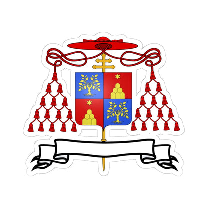 Cardinali Chigi (Italy) (Coat of Arms) STICKER Vinyl Kiss-Cut Decal 6 Inch White - The Sticker Space