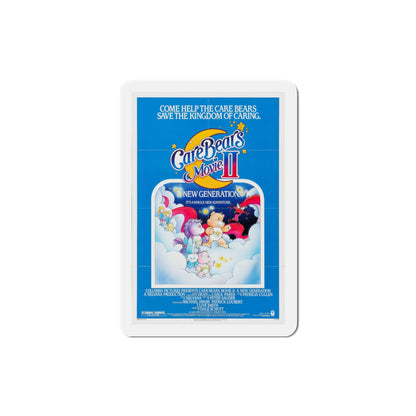 Care Bears Movie II A New Generation 1986 Movie Poster Die-Cut Magnet-3" x 3"-The Sticker Space