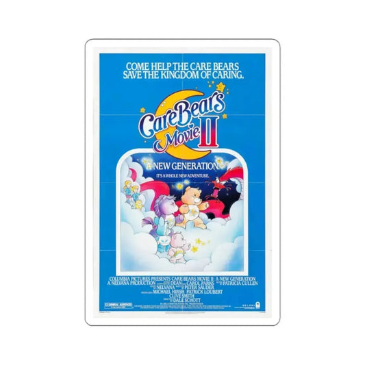 Care Bears Movie II A New Generation 1986 STICKER Vinyl Die-Cut Decal 2 Inch - The Sticker Space