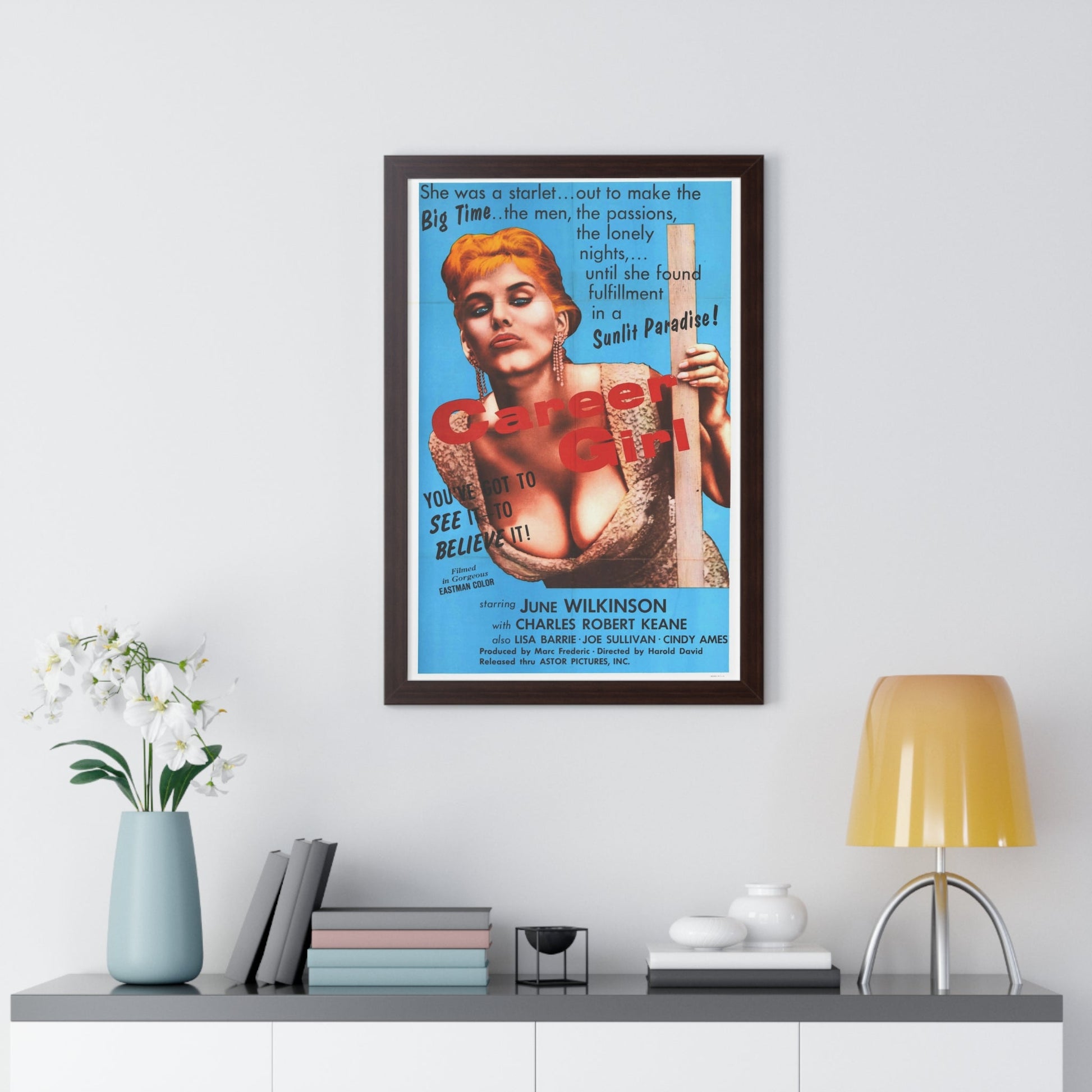 CAREER GIRL 1944 - Framed Movie Poster-The Sticker Space