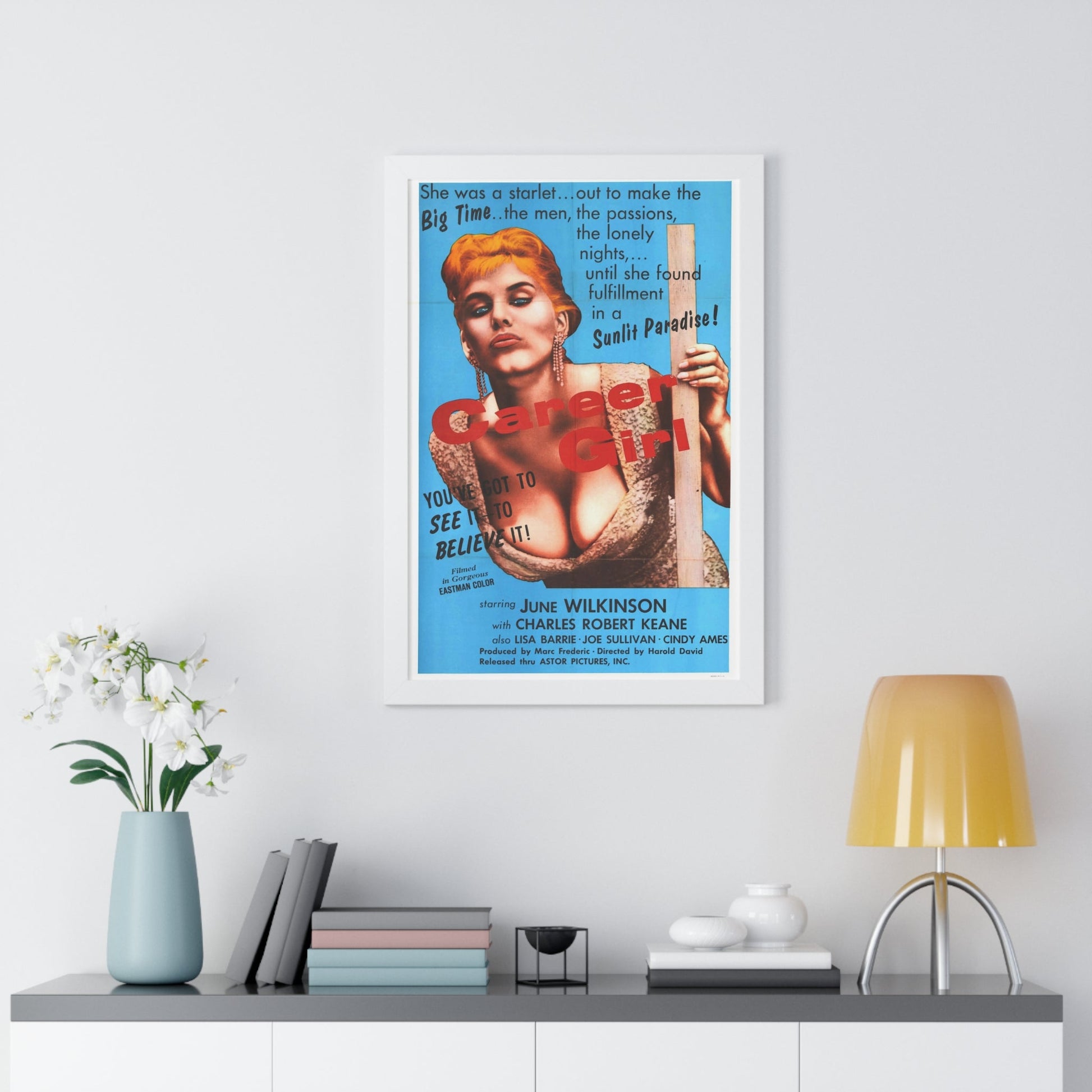 CAREER GIRL 1944 - Framed Movie Poster-The Sticker Space