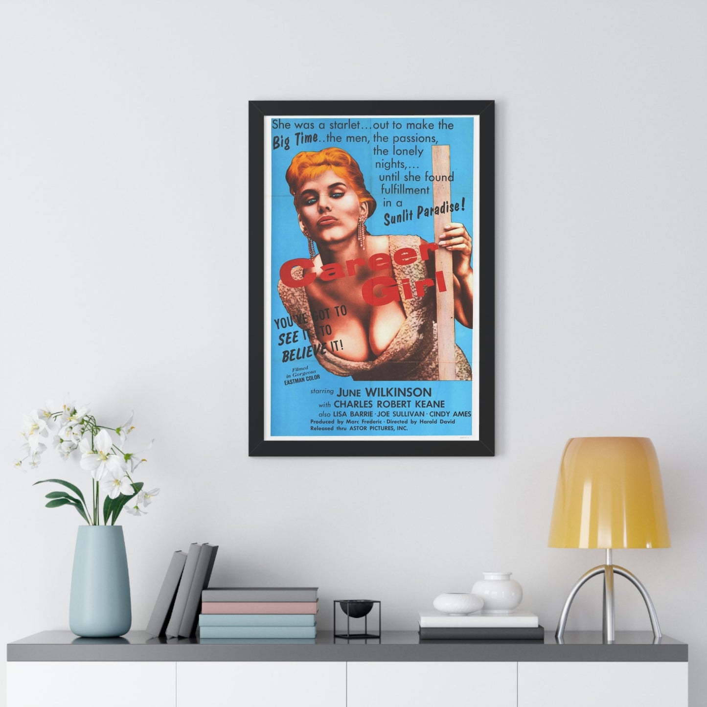 CAREER GIRL 1944 - Framed Movie Poster-The Sticker Space