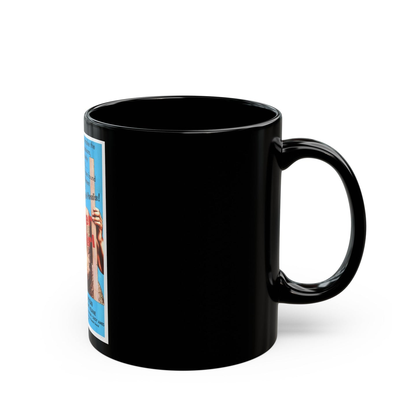 CAREER GIRL 1944 Movie Poster - Black Coffee Mug-The Sticker Space