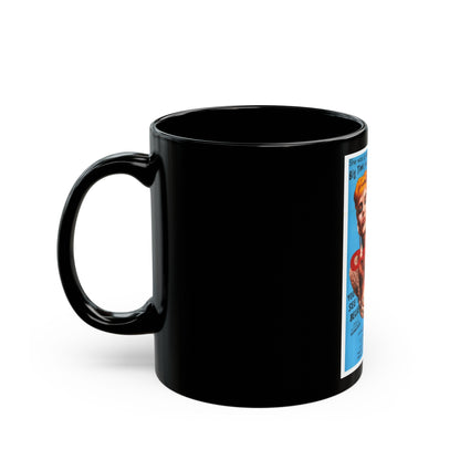 CAREER GIRL 1944 Movie Poster - Black Coffee Mug-The Sticker Space