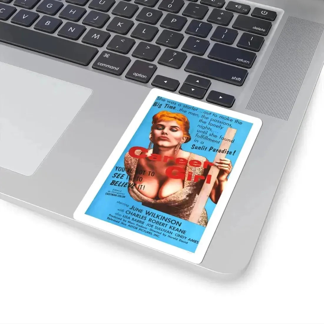 CAREER GIRL 1944 Movie Poster - STICKER Vinyl Kiss-Cut Decal - The Sticker Space