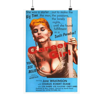 CAREER GIRL 1944 - Paper Movie Poster 12″ x 18″ Matte - The Sticker Space