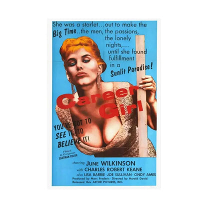 CAREER GIRL 1944 - Paper Movie Poster - The Sticker Space