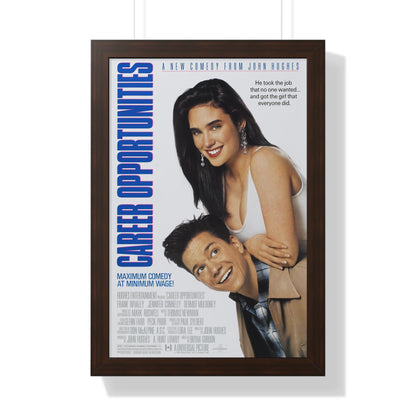 CAREER OPPORTUNITIES 1991 - Framed Movie Poster-16″ x 24″-The Sticker Space