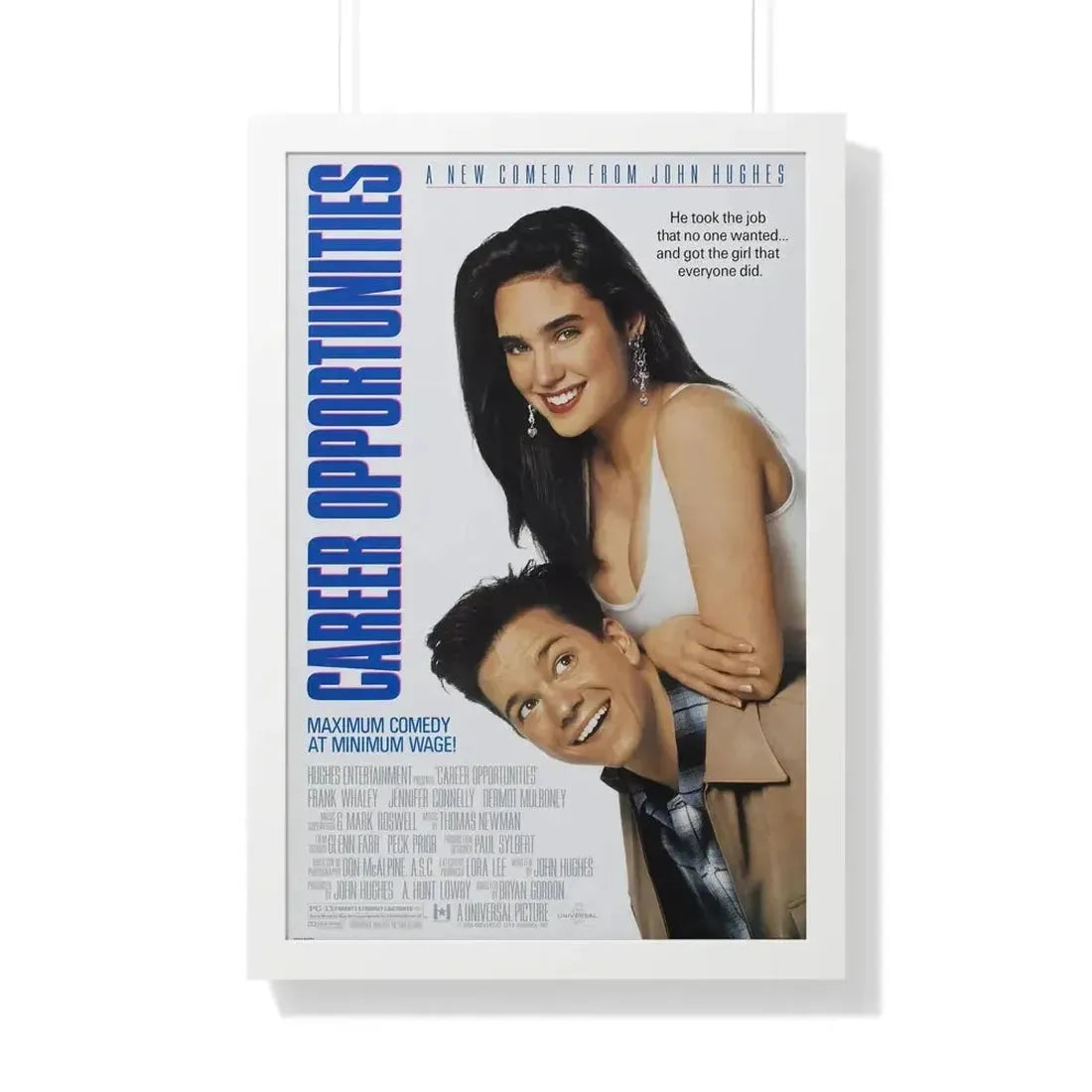 CAREER OPPORTUNITIES 1991 - Framed Movie Poster - The Sticker Space