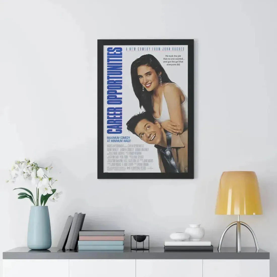 CAREER OPPORTUNITIES 1991 - Framed Movie Poster - The Sticker Space