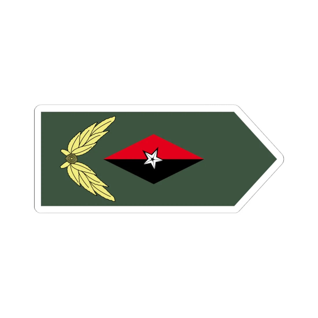 Cargo Comandante en Jefe Cuba (Cuba) (Military Rank) STICKER Vinyl Kiss-Cut Decal 4 Inch White - The Sticker Space