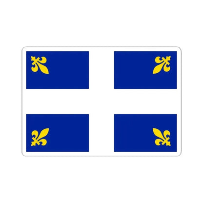 Carillon Flag (Canada) STICKER Vinyl Kiss-Cut Decal 2 Inch White - The Sticker Space