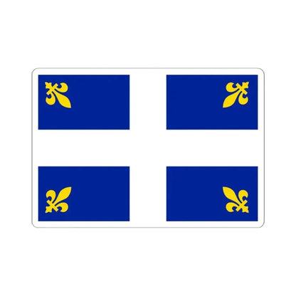 Carillon Flag (Canada) STICKER Vinyl Kiss-Cut Decal 6 Inch White - The Sticker Space