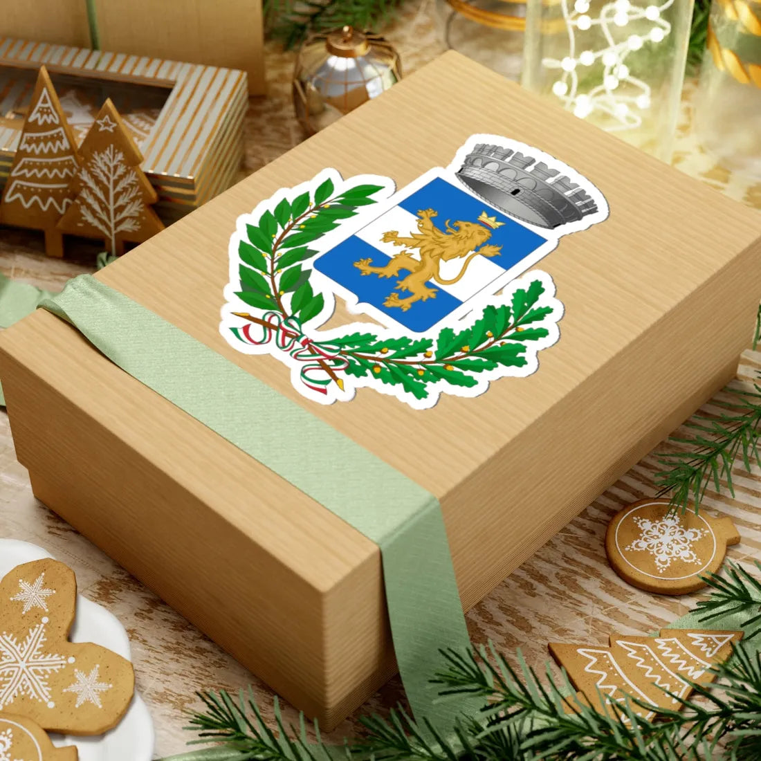 Carinaro-Stemma (Italy) (Coat of Arms) STICKER Vinyl Kiss-Cut Decal - The Sticker Space