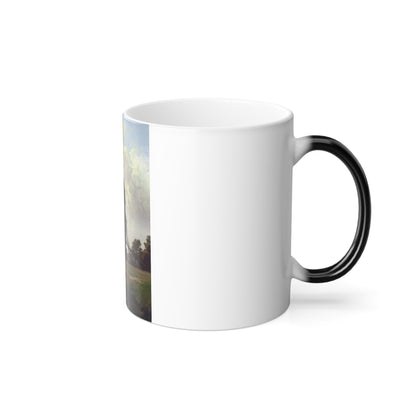 Carl Coven Schirm (1852-1928) Old Mill - 1910 - Color Changing Mug 11oz-11oz-The Sticker Space