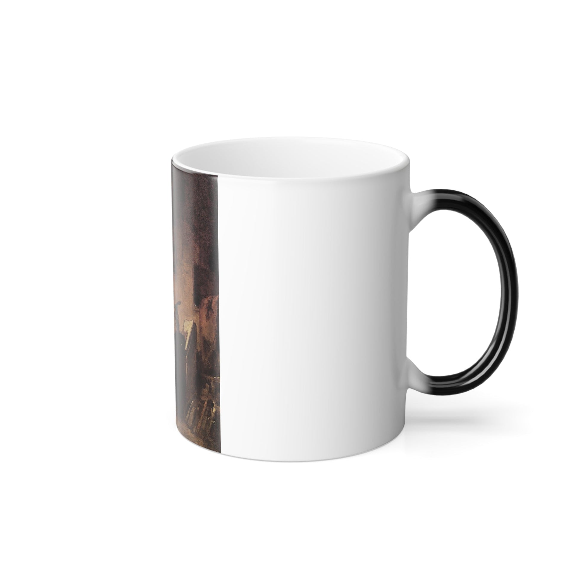 Carl Spitzweg (1808-1885) In der Synagoge - Oil on Board c1855-60 - Color Changing Mug 11oz-11oz-The Sticker Space