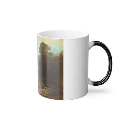 Carl Spitzweg (1808-1885) Italian Landscape - Oil on Canvas - Color Changing Mug 11oz-11oz-The Sticker Space