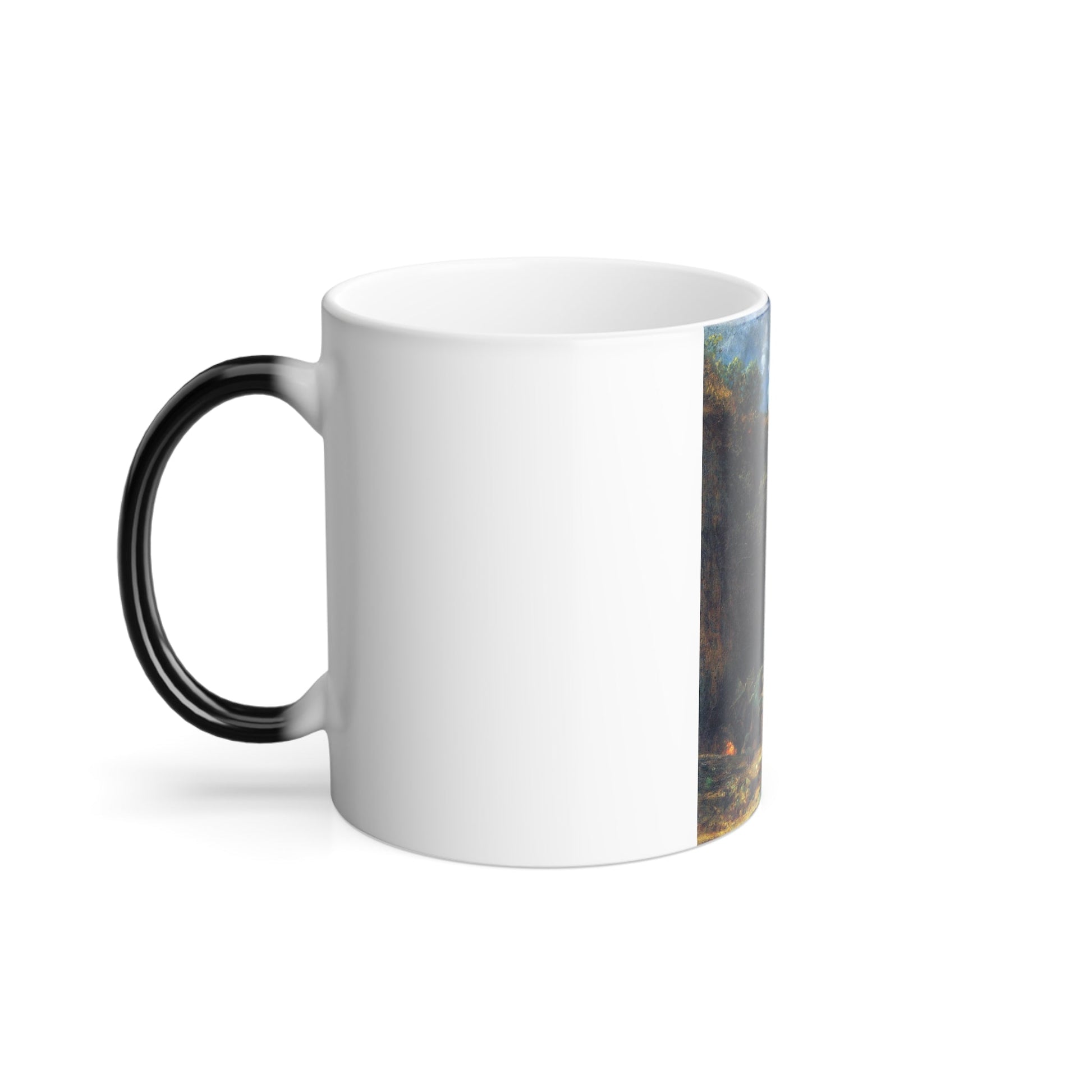 Carl Spitzweg (1808-1885) The Dragonslayer - Oil on board c1875-80 - Color Changing Mug 11oz-11oz-The Sticker Space