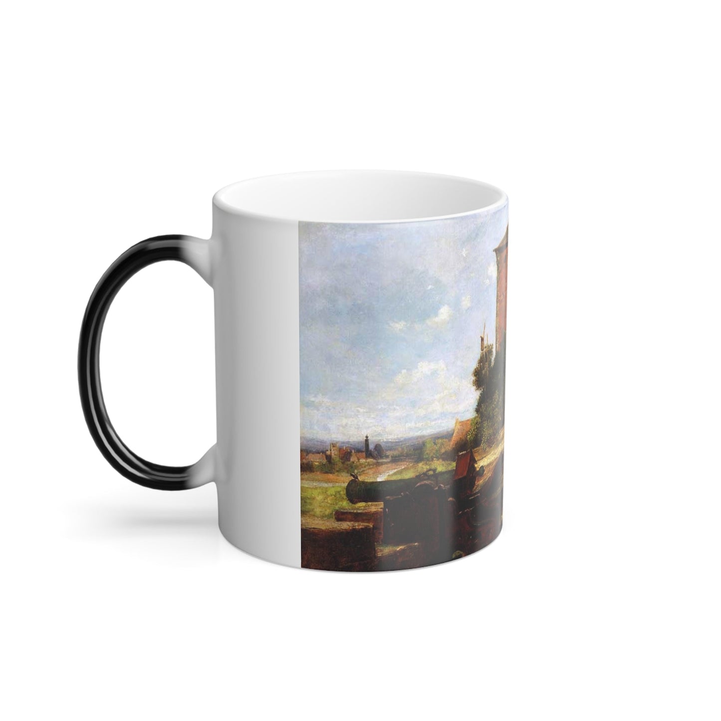 Carl Spitzweg (1808-1885) The fort commander - Color Changing Mug 11oz-11oz-The Sticker Space