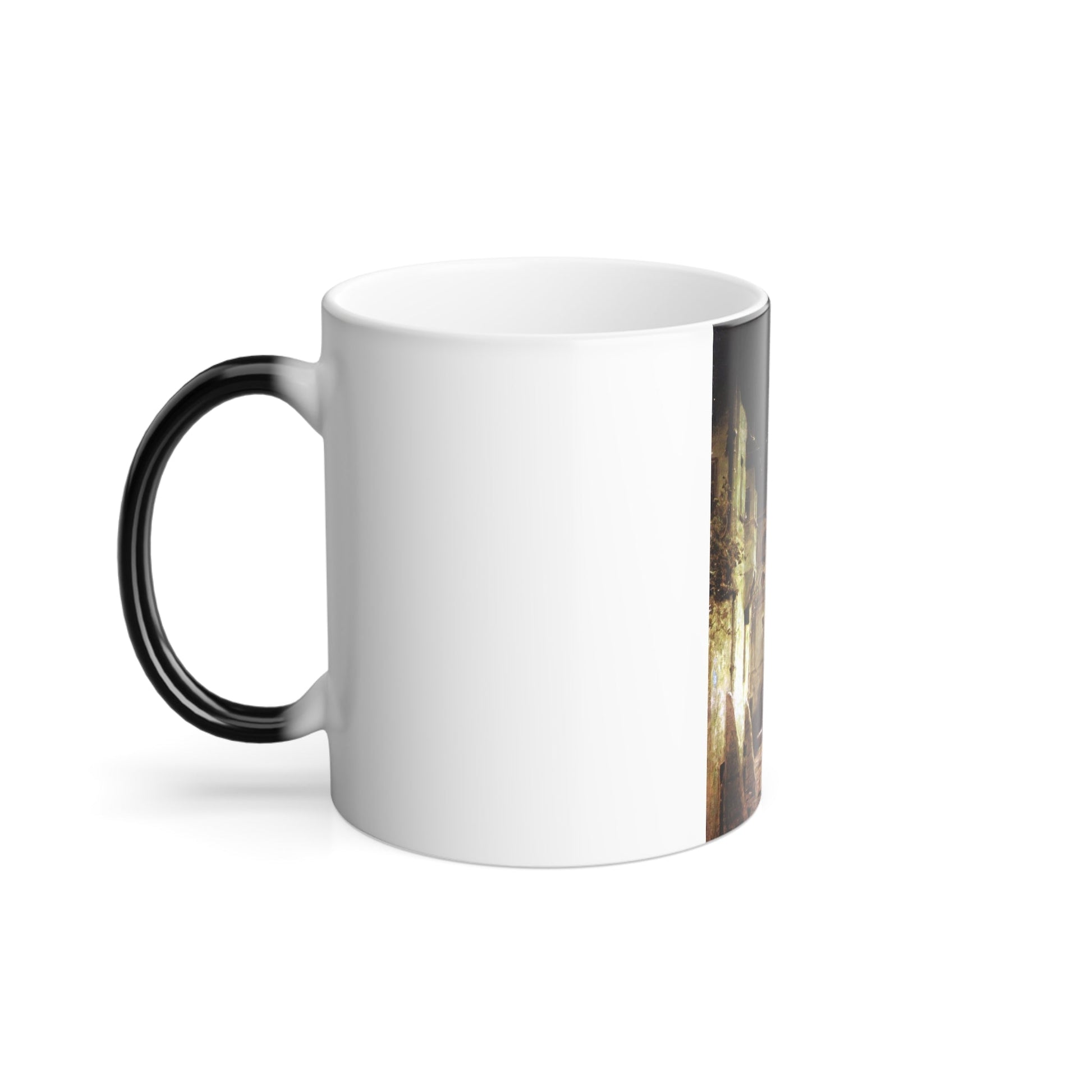 Carl Spitzweg (1808-1885) The Sleeping Nightwatchman - c1875 - Color Changing Mug 11oz-11oz-The Sticker Space