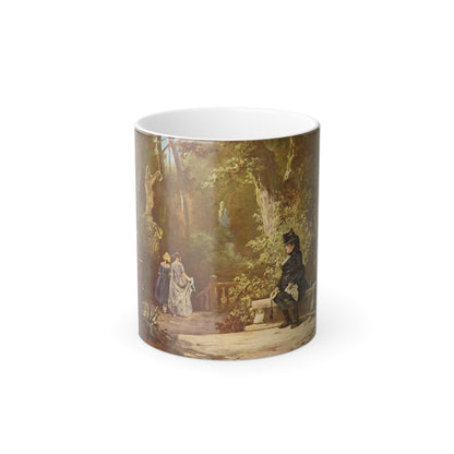 Carl Spitzweg (1808-1885) The Widower - oil on canvas - Color Changing Mug 11oz-11oz-The Sticker Space