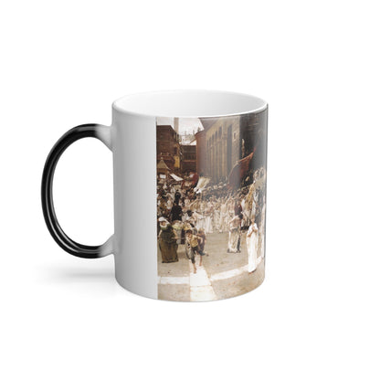 Carl von Marr (1858-1936) Die Flagellanten - 1889 - Color Changing Mug 11oz-11oz-The Sticker Space