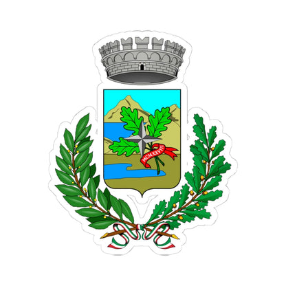 Carlazzo-Stemma (Italy) (Coat of Arms) STICKER Vinyl Kiss-Cut Decal 4 Inch White - The Sticker Space