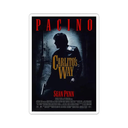 Carlitos Way 1993 Movie Poster - STICKER Vinyl Kiss-Cut Decal 2 Inch White - The Sticker Space