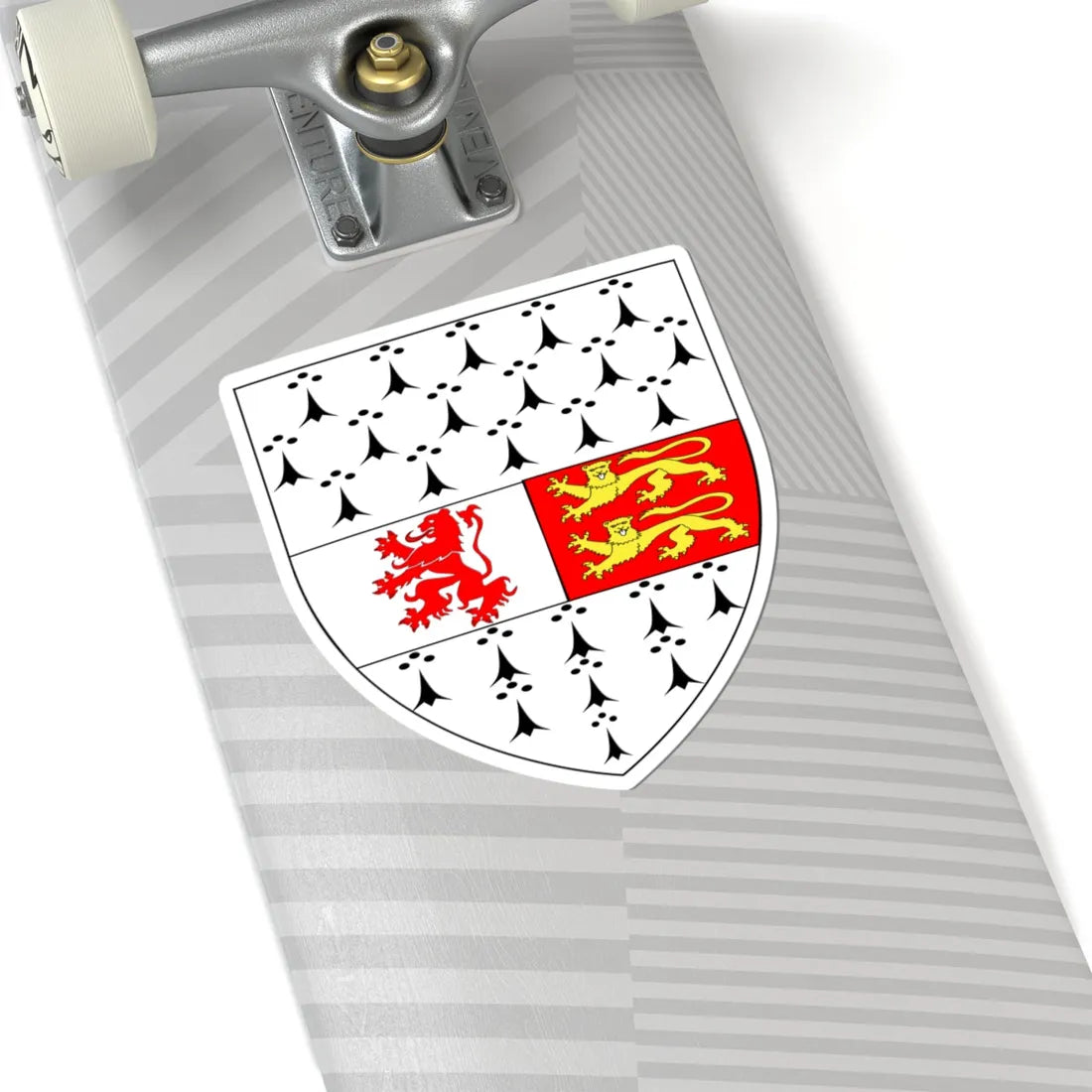 Carlow County Crest (Ireland) (Coat of Arms) STICKER Vinyl Kiss-Cut Decal - The Sticker Space