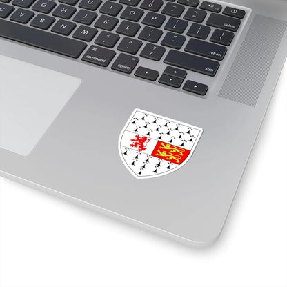 Carlow County Crest (Ireland) (Coat of Arms) STICKER Vinyl Kiss-Cut Decal - The Sticker Space