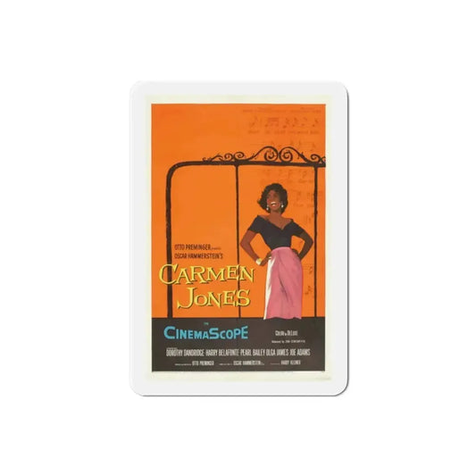 Carmen Jones 1954 Movie Poster Refrigerator Magnet 2 Inch - The Sticker Space