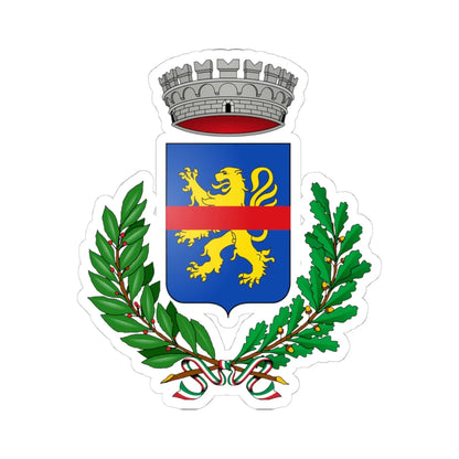 Carmignano Italia-Stemma (Italy) (Coat of Arms) STICKER Vinyl Kiss-Cut Decal 4 Inch White - The Sticker Space