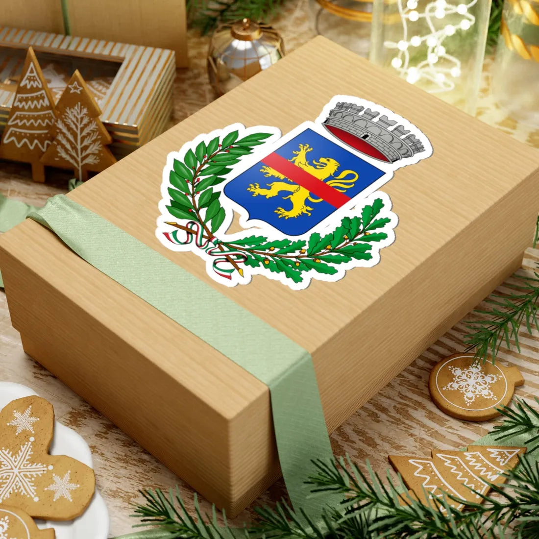 Carmignano Italia-Stemma (Italy) (Coat of Arms) STICKER Vinyl Kiss-Cut Decal - The Sticker Space