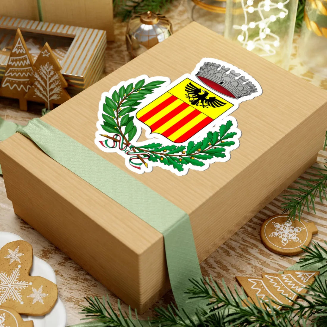 Carnago-Stemma (Italy) (Coat of Arms) STICKER Vinyl Kiss-Cut Decal - The Sticker Space