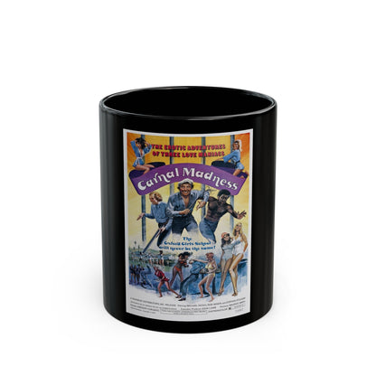 CARNAL MADNESS 1975 Movie Poster - Black Coffee Mug-11oz-The Sticker Space