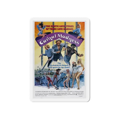 CARNAL MADNESS 1975 Movie Poster - Refrigerator Magnet 5 Inch - The Sticker Space