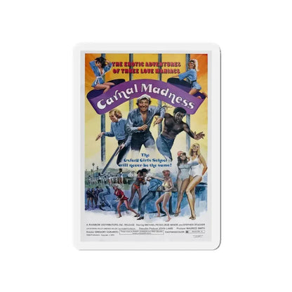 CARNAL MADNESS 1975 Movie Poster - Refrigerator Magnet - The Sticker Space