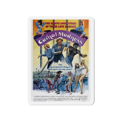 CARNAL MADNESS 1975 Movie Poster - Refrigerator Magnet - The Sticker Space