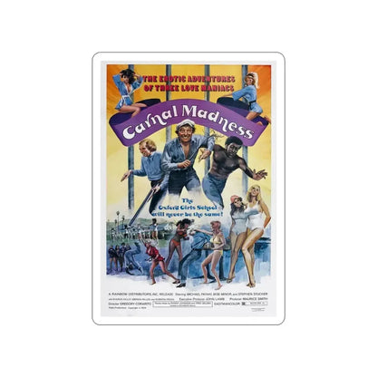 CARNAL MADNESS 1975 Movie Poster STICKER Vinyl Die-Cut Decal - The Sticker Space
